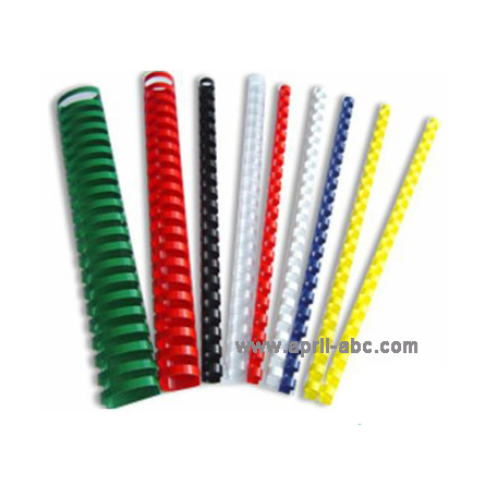 Plastic binding comb